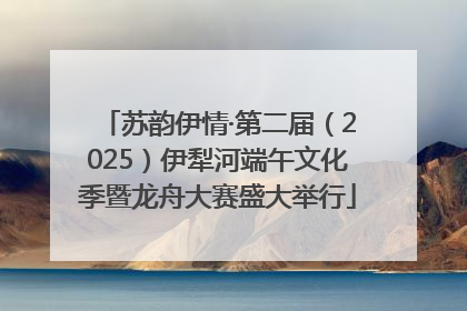 苏韵伊情·第二届（2025）伊犁河端午文化季暨龙舟大赛盛大举行